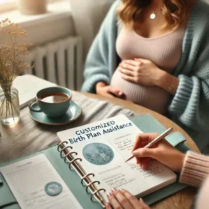 Customized birth plan assistance